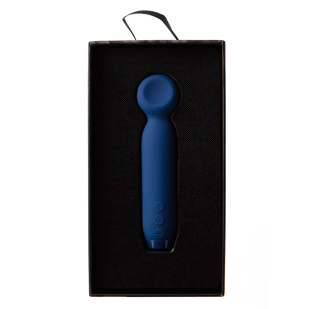 Je Joue Vita Rechargeable Silicone Wand Tip Bullet Vibrator Cobalt Blue - Fantasies Boutique