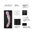 LELO SWITCH Double-Sided Wand Vibrator Soft Pink
