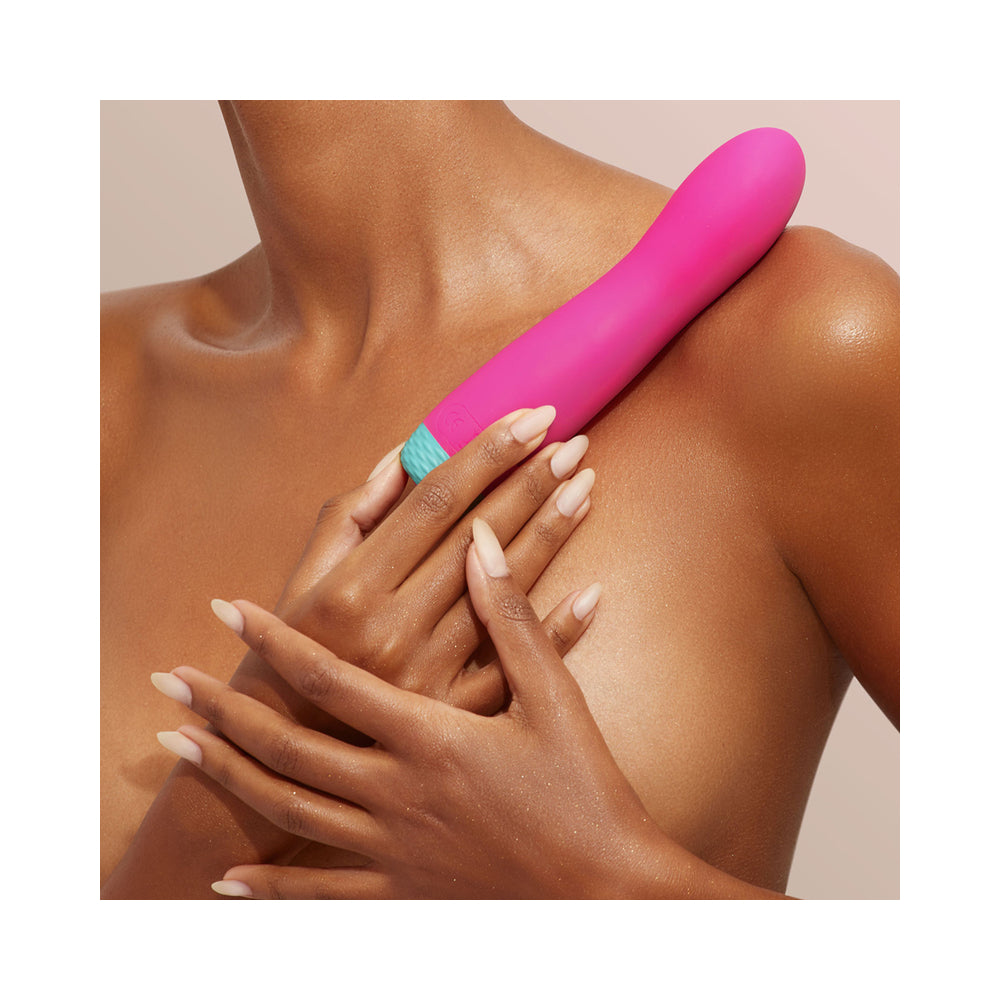 FemmeFunn Rora Rechargeable Silicone Rotating Bullet Vibrator Pink - Fantasies Boutique
