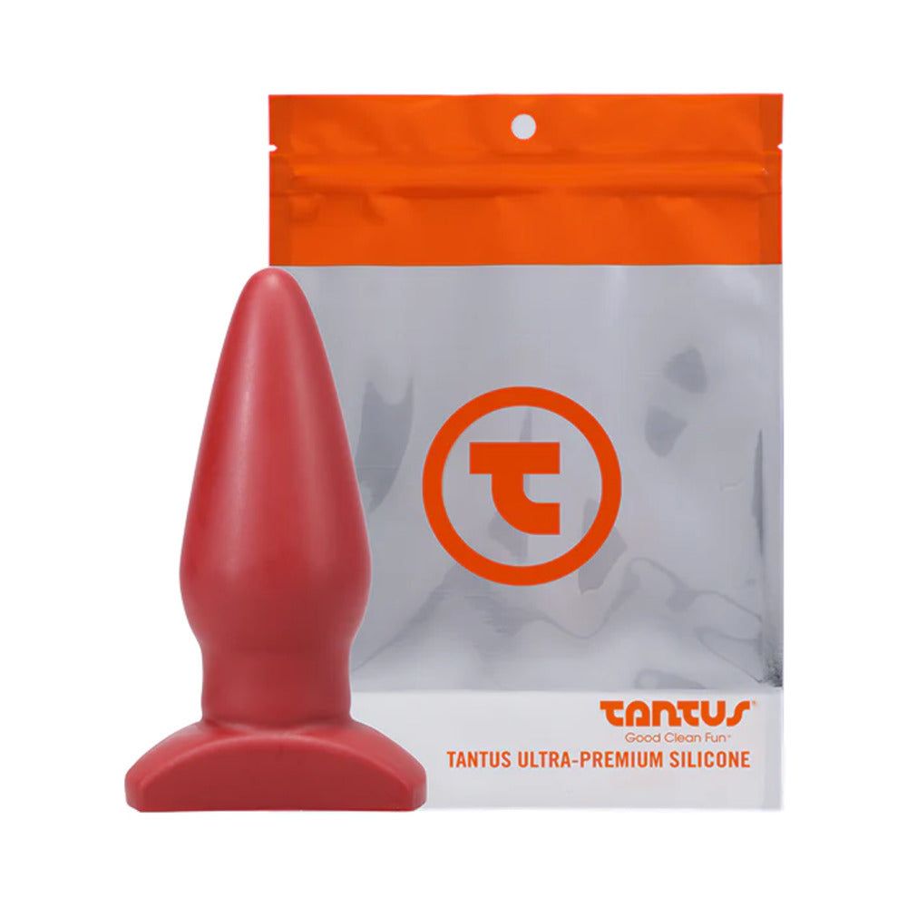 Tantus Ringo Anal Plug Crimson (Bag) - Fantasies Boutique