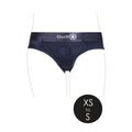 Ouch! Vibrating Strap-on High-cut Brief Black XS/S - Fantasies Boutique
