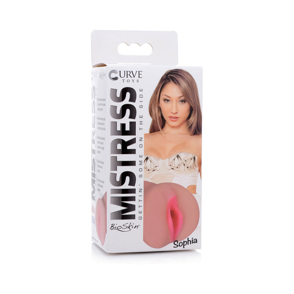 Curve Toys Mistress Sophia Vaginal Stroker Tan - Fantasies Boutique
