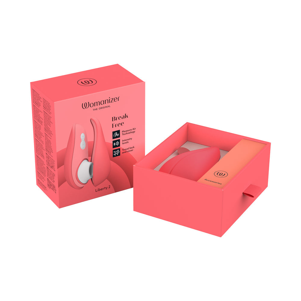 Womanizer Liberty 2 Vibrant Rose - Fantasies Boutique