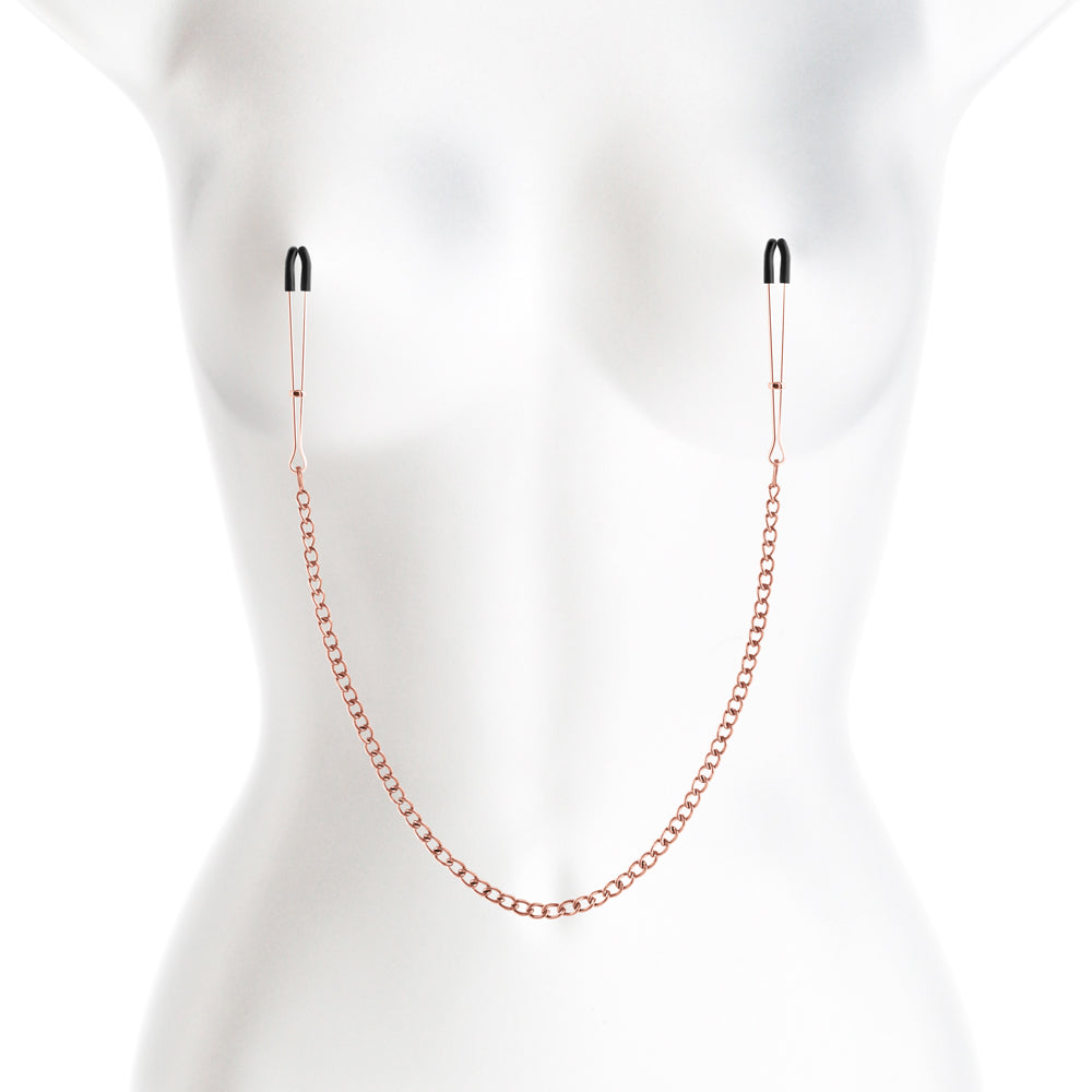 Bound Nipple Clamps DC3 Rose Gold - Fantasies Boutique