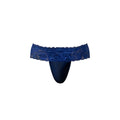 Male Power Sassy Lace Skirt Jock Navy L/XL