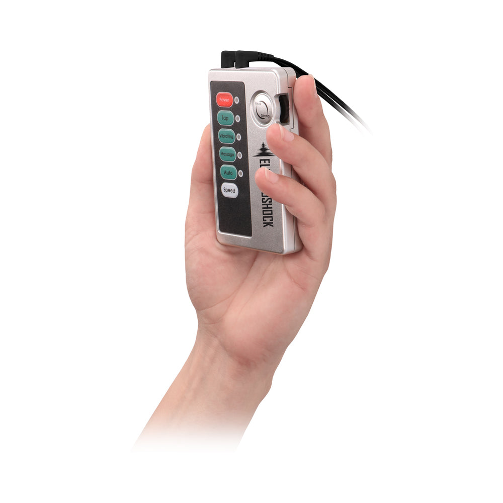 Shots ElectroShock Remote-Controlled E-Stimulation Nipple Suckers White - Fantasies Boutique