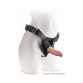 King Cock Plus 6 in. Triple Density Cock Realistic Dildo With Suction Cup Beige - Fantasies Boutique