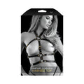 Fantasy Lingerie Glossy Vegan Leather Harness Top O/S - Fantasies Boutique