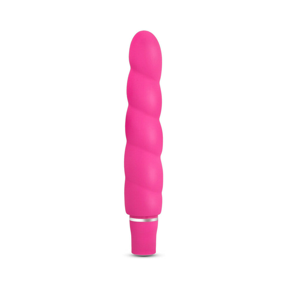 Blush Luxe Anastasia Silicone Slimline Vibrator Pink - Fantasies Boutique