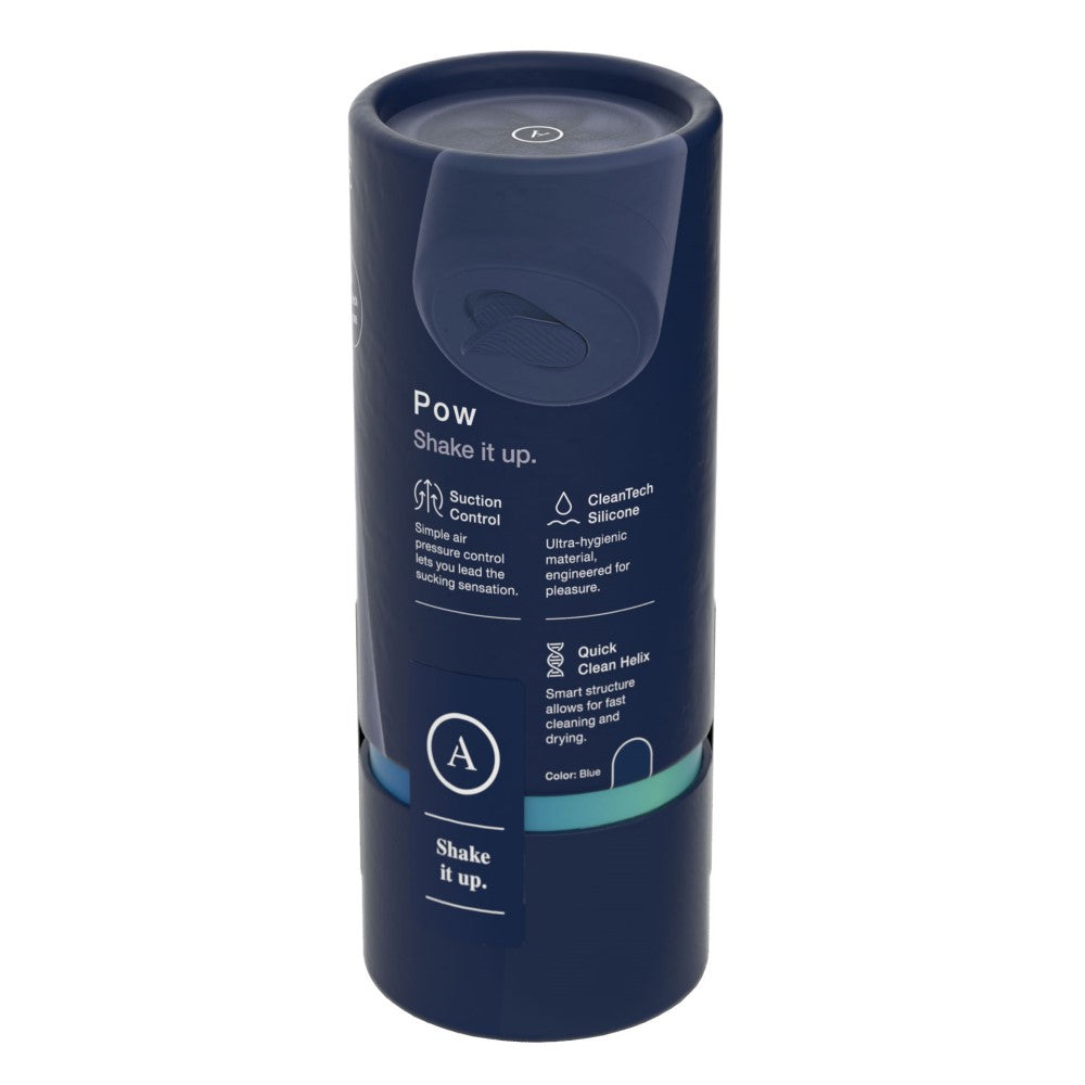 Arcwave Pow Silicone Stroker with Suction Control Blue - Fantasies Boutique