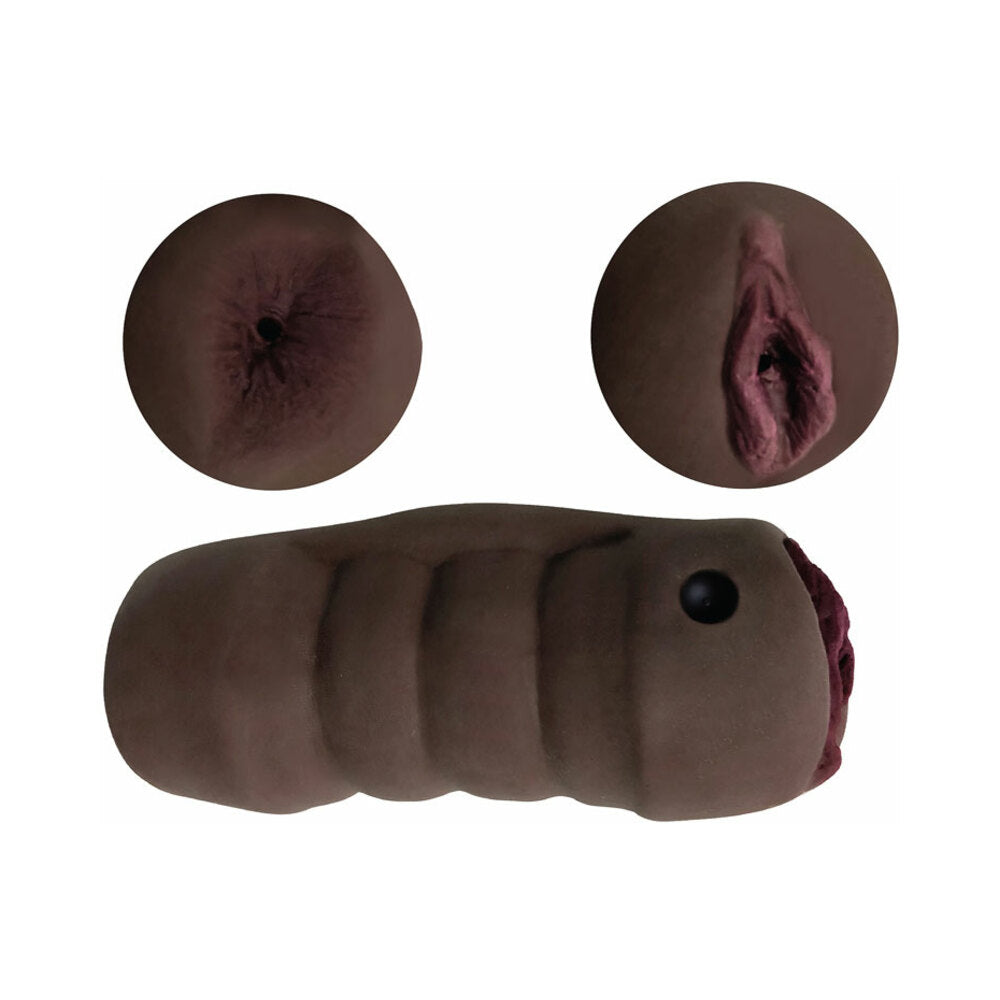 Curve Toys Mistress Perfect Fuck Double Trouble BFFs Brandy & Buffy Stroker Brown - Fantasies Boutique