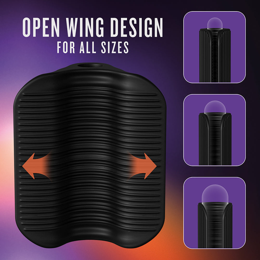 M Elite Platinum Wrapt Black - Fantasies Boutique