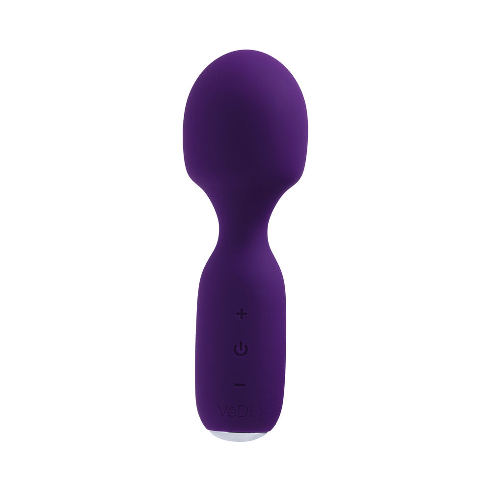 Vedo Wini Rechargeable Mini Wand Deep Purple - Fantasies Boutique
