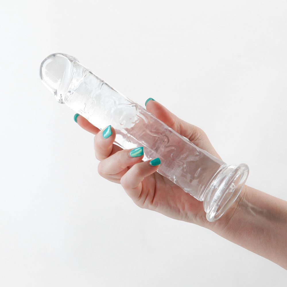 Fantasia Upper 8 in. Jelly Dildo Clear - Fantasies Boutique