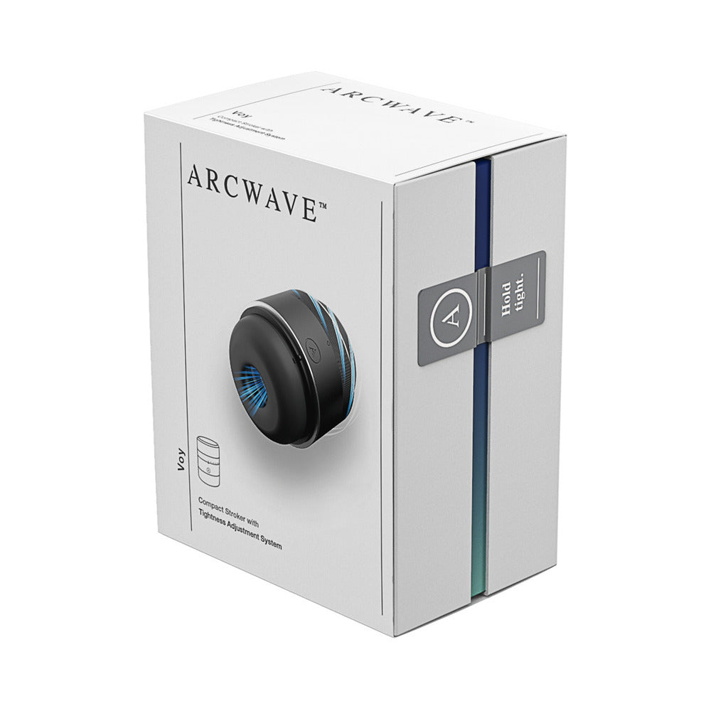 Arcwave Voy Compact Stroker With Tightness Adjustment System Black - Fantasies Boutique