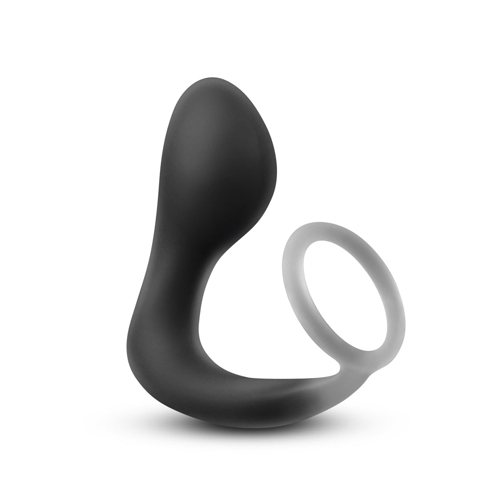 Renegade Slingshot Cock Ring & Prostate Stimulator Black - Fantasies Boutique