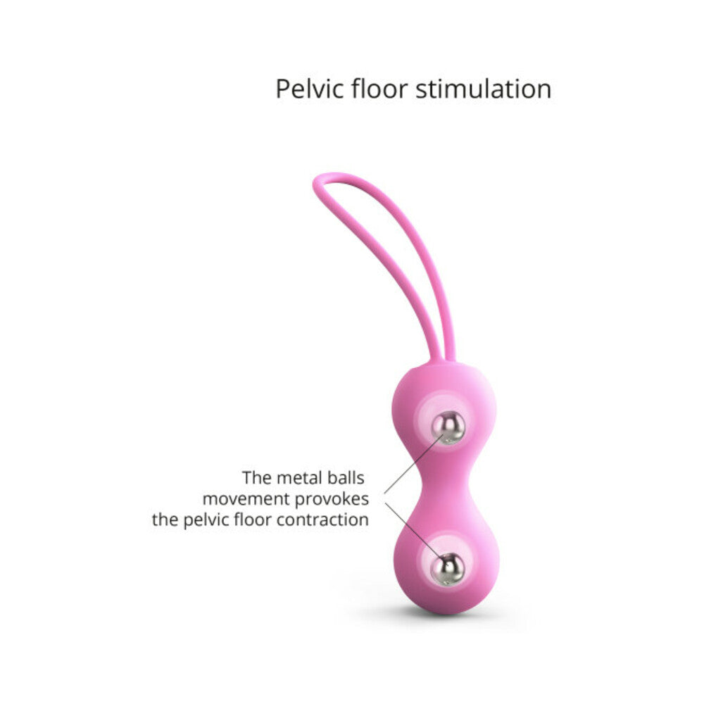 Love to Love Joia Silicone Kegel Balls Pink Passion - Fantasies Boutique