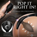 Master Series Ass Expander Magnetic Inflatable Anal Plug