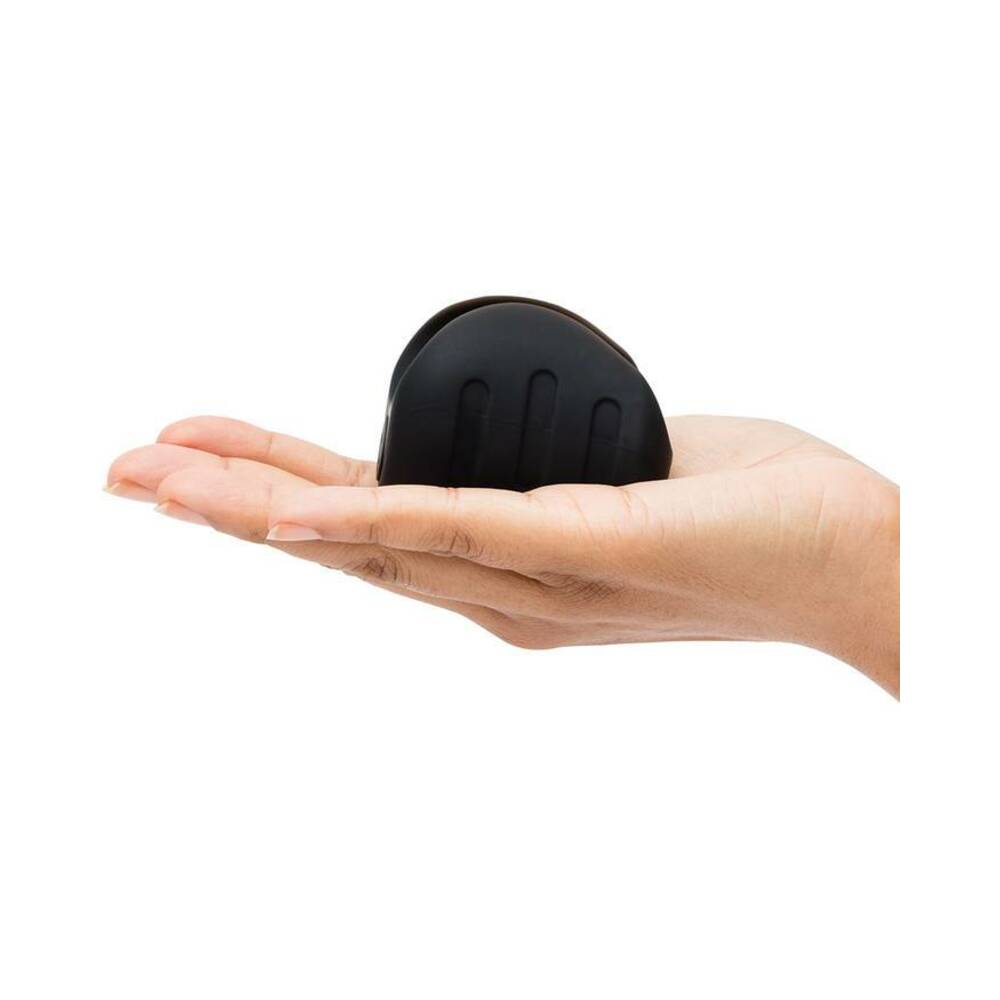 Fifty Shades of Grey Sensation Rechargeable Silicone Vibrating Pleasure Stroker Black - Fantasies Boutique