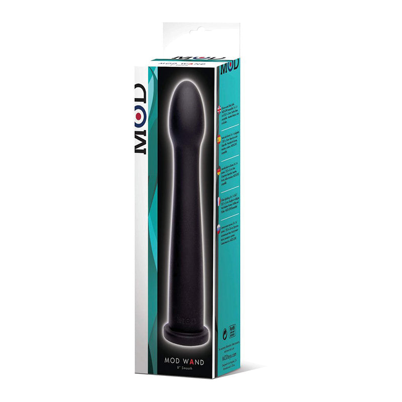 MOD Wand Silicone - Smooth - Black - Fantasies Boutique
