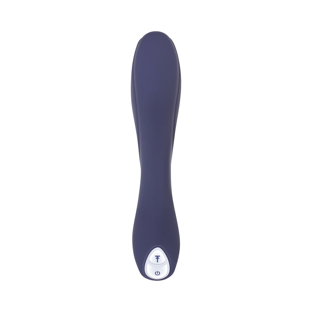 Evolved Coming Strong Rechargeable Silicone G-Spot Vibrator Purple - Fantasies Boutique