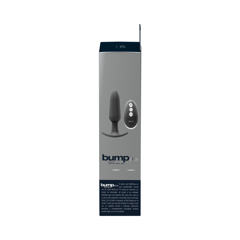 Bump Plus Rechargeable Remote Control Anal Vibe Black - Fantasies Boutique
