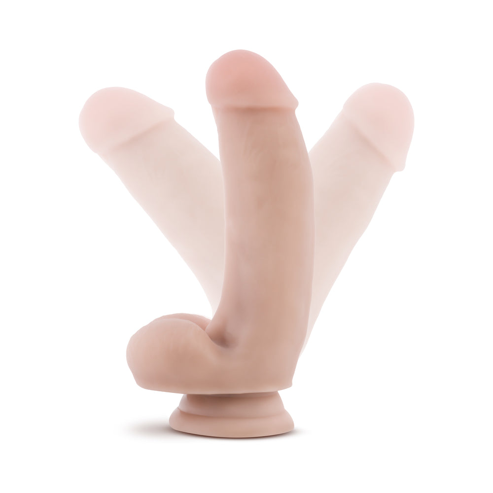 Coverboy The Pizza Boy Realistic 7 in. Dildo with Balls Beige - Fantasies Boutique