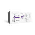 Strap-On-Me Rechargeable Remote-Controlled Silicone Vibrating Bendable Strap-On Purple XL - Fantasies Boutique