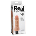 Real Feel Lifelike Toyz No. 4 Realistic 6.5 in. Vibrating Dildo Beige - Fantasies Boutique