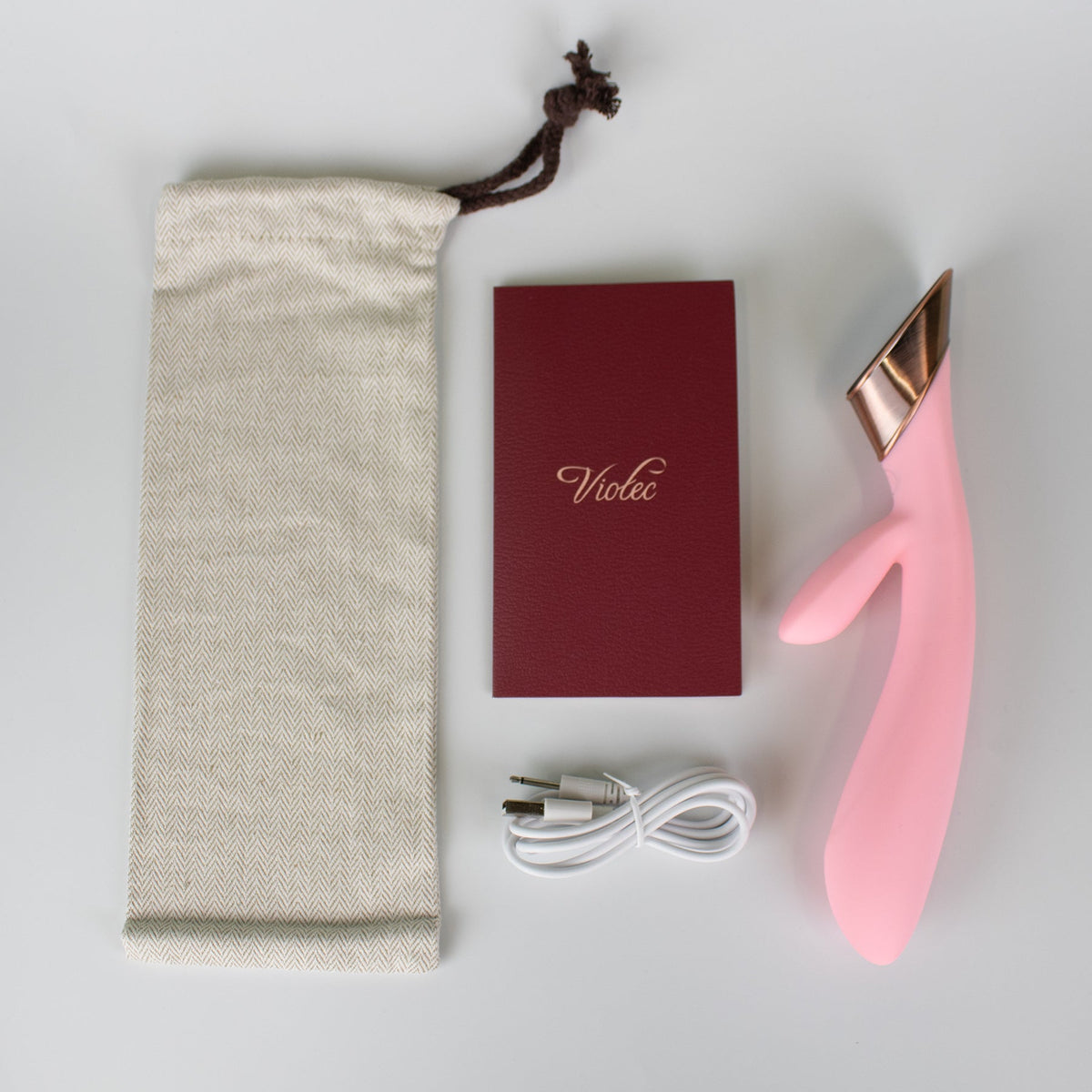 Metis Touch Panel Rabbit Vibrator Pink - Fantasies Boutique