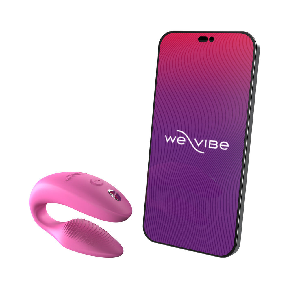 We-Vibe Sync 2 Rechargeable Silicone Couples Vibrator Rose - Fantasies Boutique