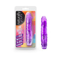 Naturally Yours The Little One Realistic 6.7 in. Vibrating Dildo Purple - Fantasies Boutique