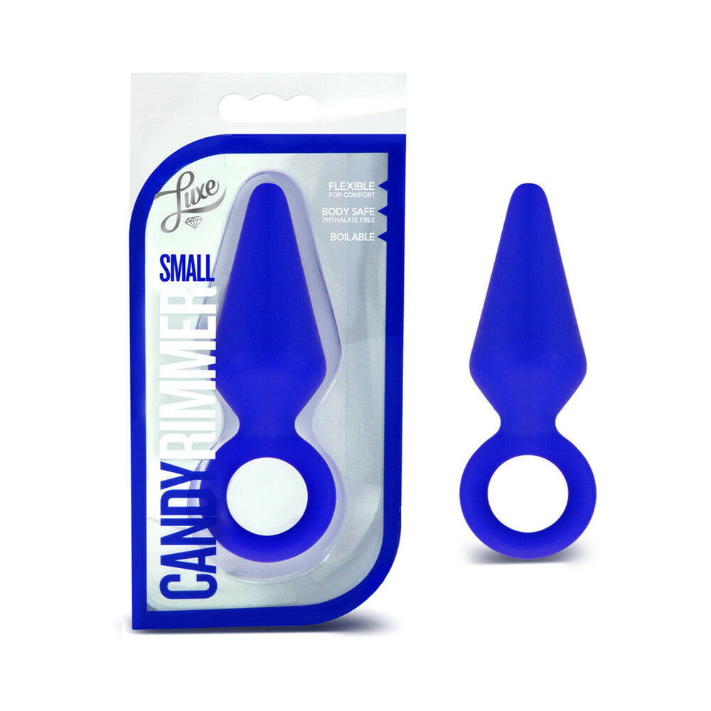 Blush Luxe Candy Rimmer Small Silicone Anal Plug Blue - Fantasies Boutique
