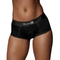 Ouch! Vibrating Strap-on Brief Black M/L - Fantasies Boutique