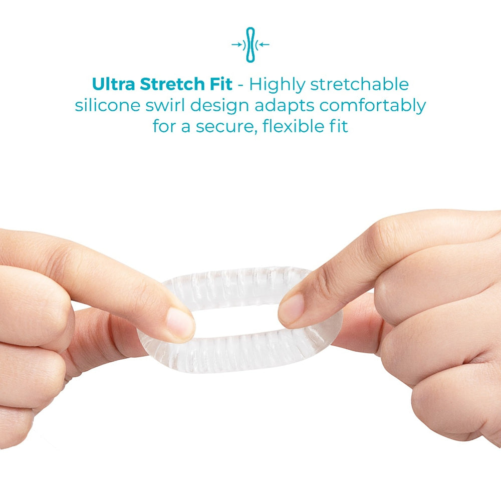b-Vibe Stretch-Tech Swirl Ultra Stretchy C-Ring