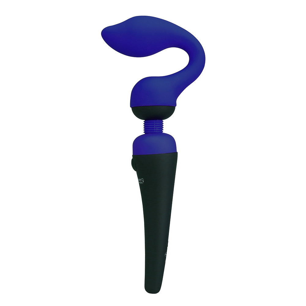 PalmPower PalmSensual Attachments 2-Piece Silicone Massager Heads Blue - Fantasies Boutique