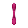 VIVE TAMA Rechargeable Wave Silicone Rabbit Vibrator Pink - Fantasies Boutique