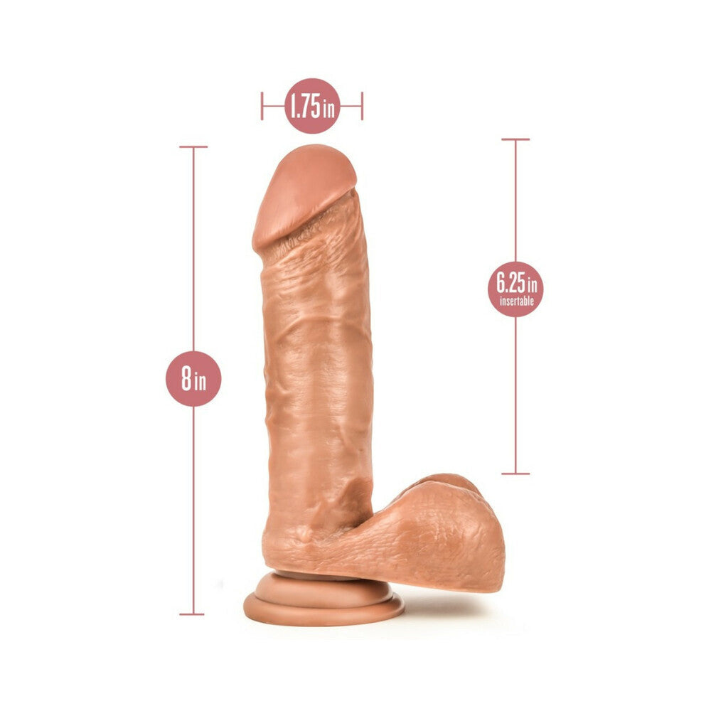 Loverboy The Matador Realistic 8 in. Dildo with Balls Tan - Fantasies Boutique