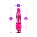 B Yours Vibe 4 Realistic 8 in. Vibrating Dildo Pink - Fantasies Boutique
