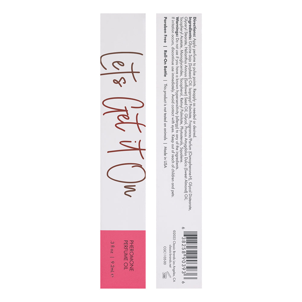 CG Let's Get It On Roll-On Perfume Oil with Pheromones 0.3 oz.