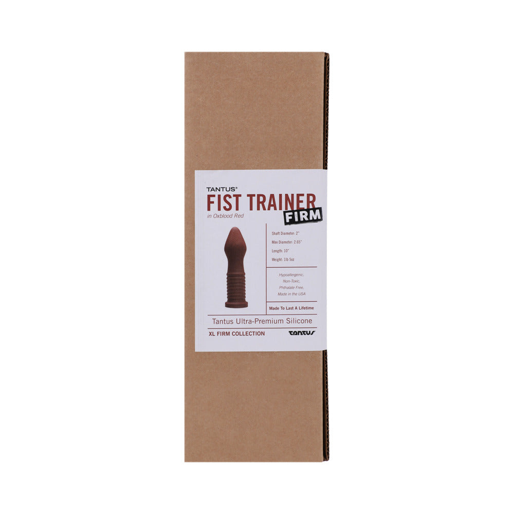 Tantus Fist Trainer Firm Dildo Oxblood (Box) - Fantasies Boutique