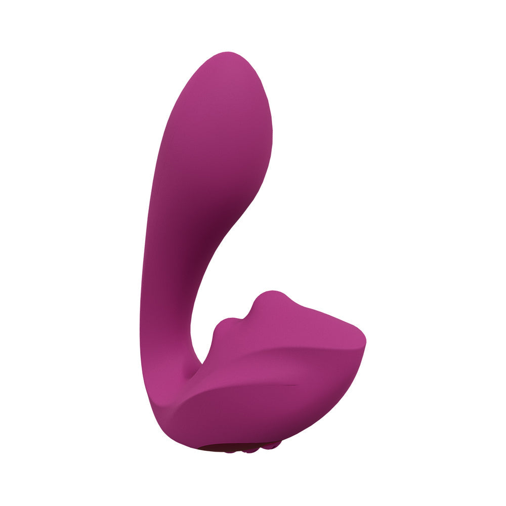 VIVE YUKI Rechargeable Dual Motor G-Spot Vibrator with Massaging Beads Pink - Fantasies Boutique