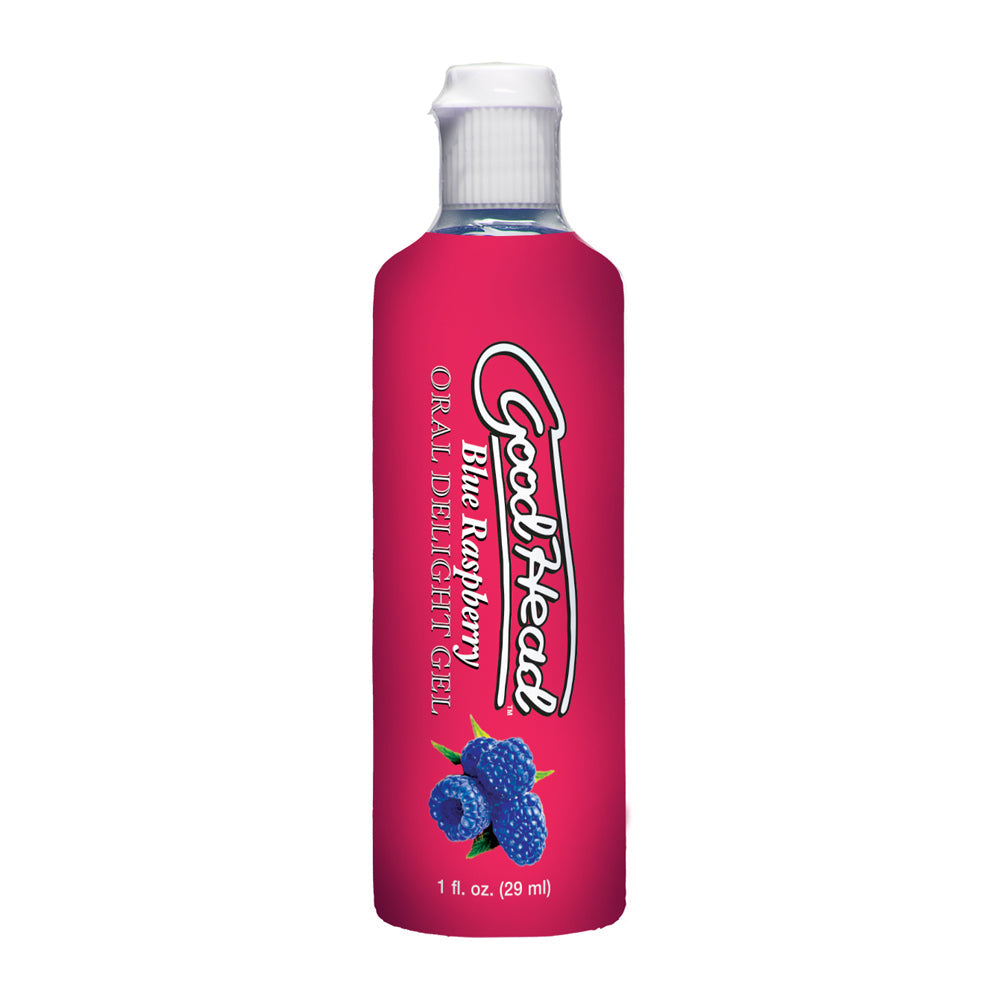 GoodHead Oral Delight Gel Blue Raspberry 1 oz. - Fantasies Boutique