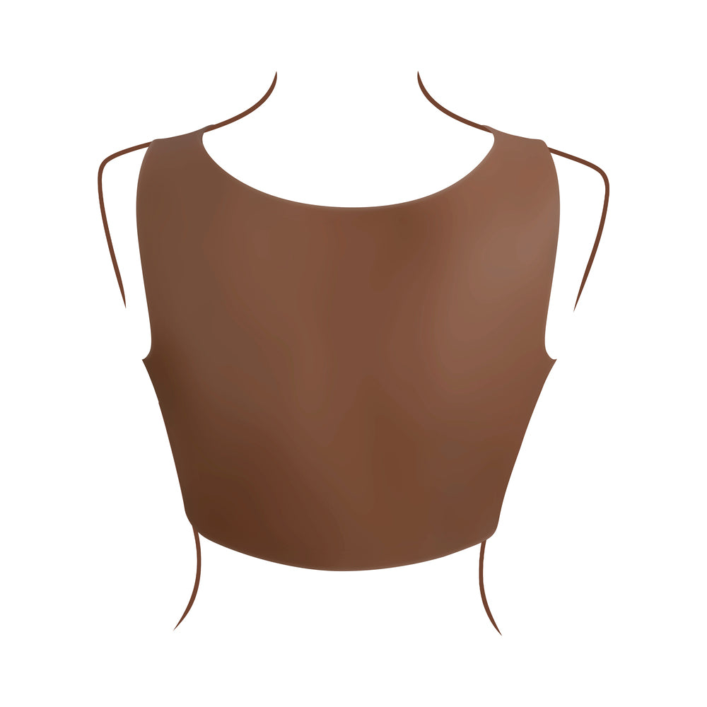 Gender X Undergarments Plate C-Cup Silicone Dark