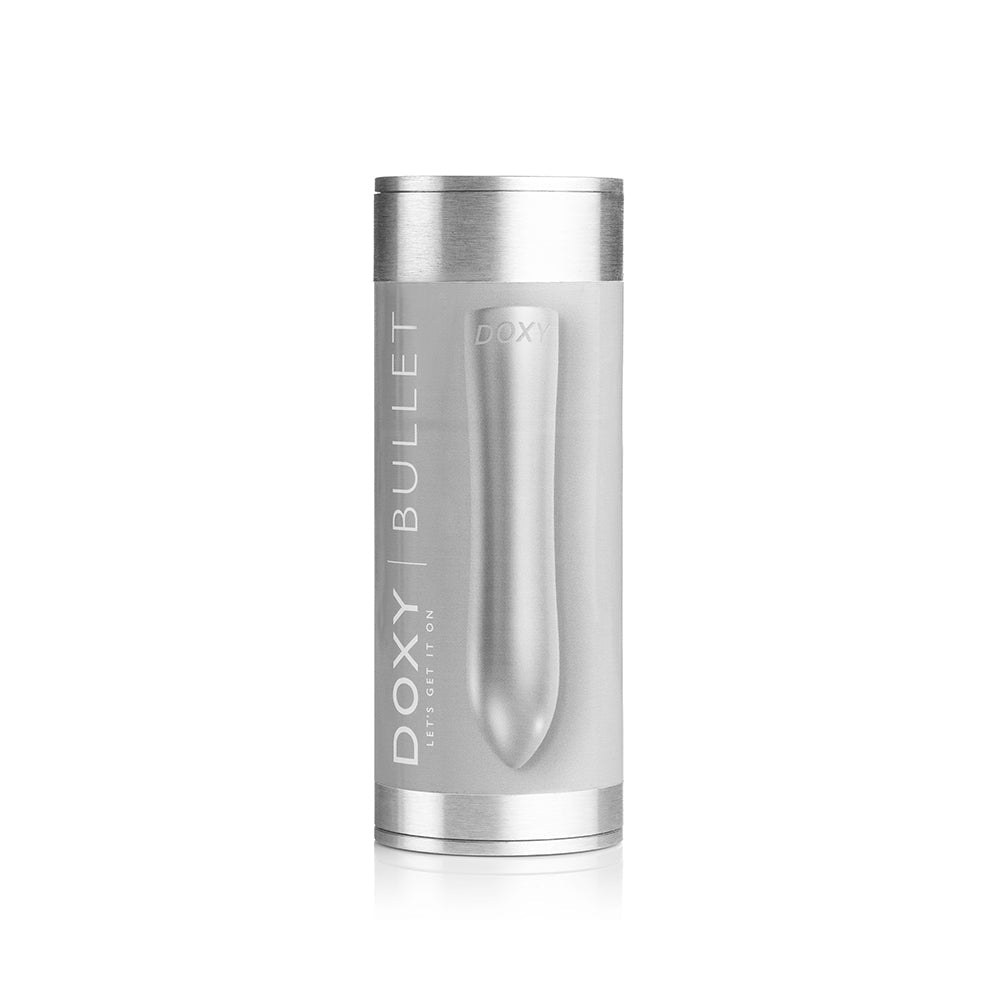 Doxy Bullet Rechargeable Vibrator Silver - Fantasies Boutique