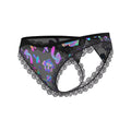 Magic Silk Hazy Dayz Crotchless Panty with Open Back Mushroom S/M