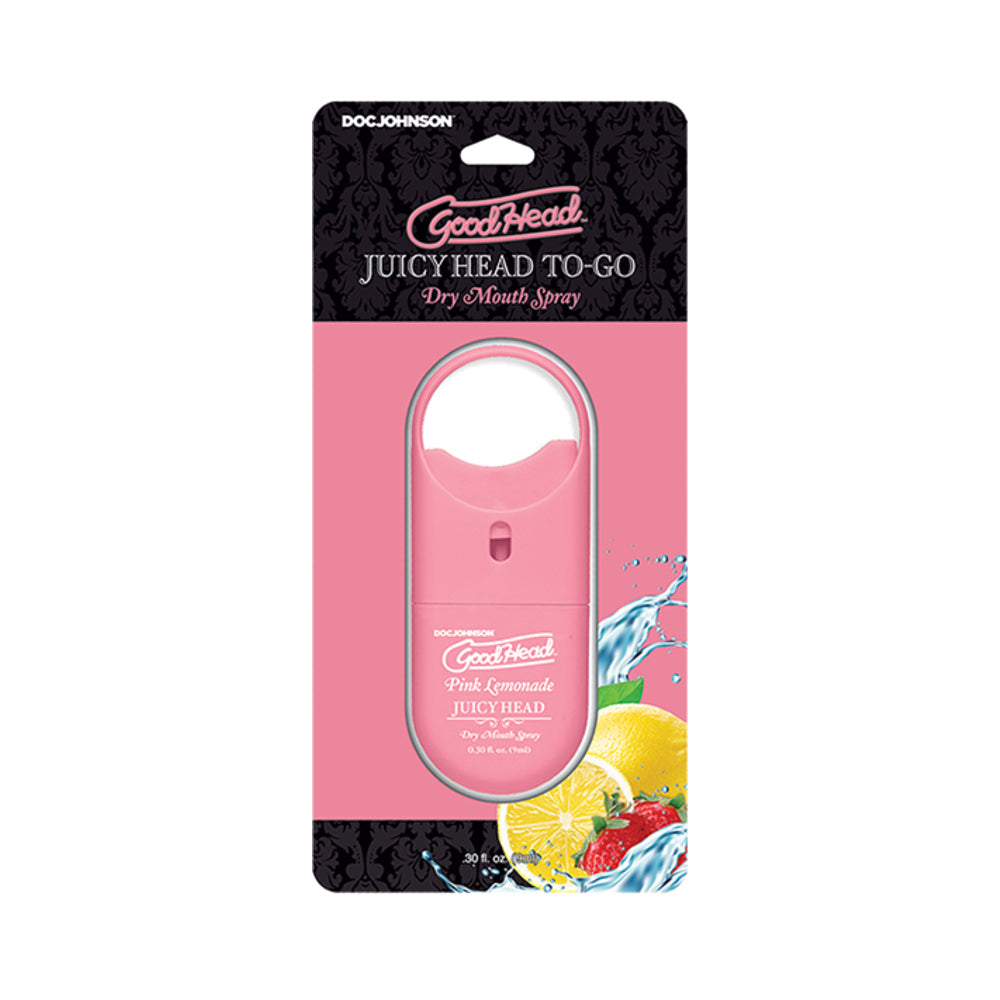 GoodHead Juicy Head Dry Mouth Spray To-Go Pink Lemonade 0.30 oz. - Fantasies Boutique