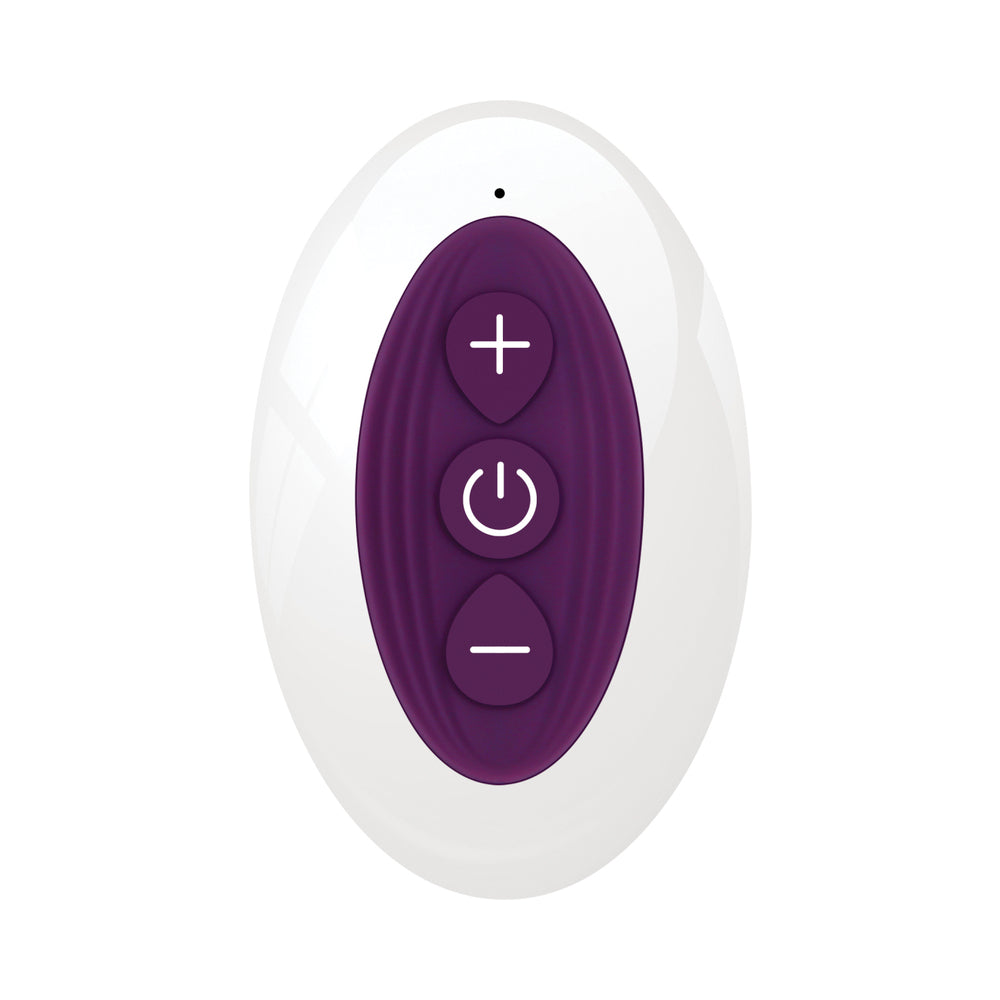 Gender X Velvet Hammer Rechargeable Remote-Controlled Thumping Thrusting Dual Stimulator Purple - Fantasies Boutique