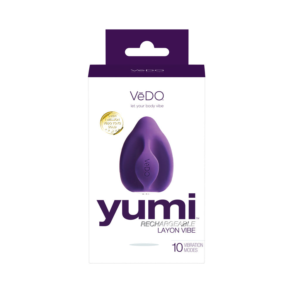 VeDO Yumi Rechargeable Finger Vibe - Deep Purple - Fantasies Boutique