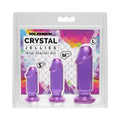 Crystal Jellies  Anal Starter Kit Purple - Fantasies Boutique